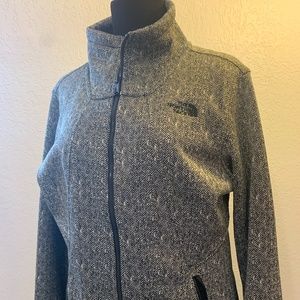 COPY - Women's North Face Apex Chromium Thermal Jacket in BLACK HERRINGBONE. si…